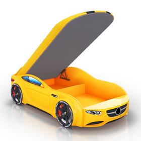 

Кровать Romack Junior, ящик, фирменная обшивка матраса, цвет жёлтый
