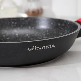 

Сковорода GUNGNIR Viking, d=24 см, cъёмная ручка, антипригарное покрытие