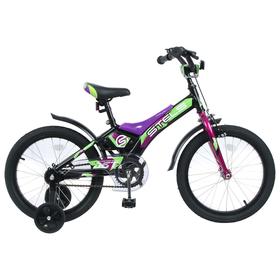 

Велосипед 18" Stels Jet, Z010, цвет чёрный/зелёный
