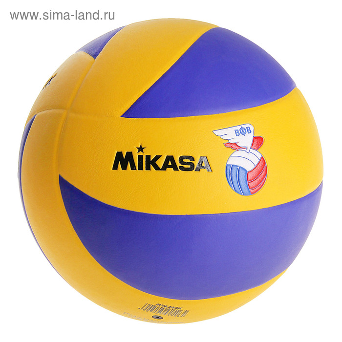 фото Мяч волейбольный mikasa mva380 k, размер 5, pvc, бутиловая камера, клееный