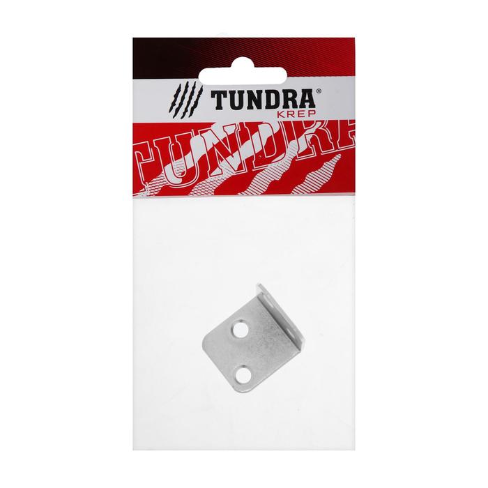Уголок мебельный TUNDRA 28х28х1.5 мм, цинк, в упаковке 1 шт.