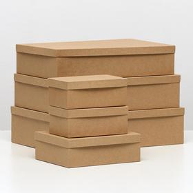 

Набор коробок 6 в 1 "Крафт однотонный", 40,5 х 25,5 х 10 -17,5 х 9,5 х 7 см