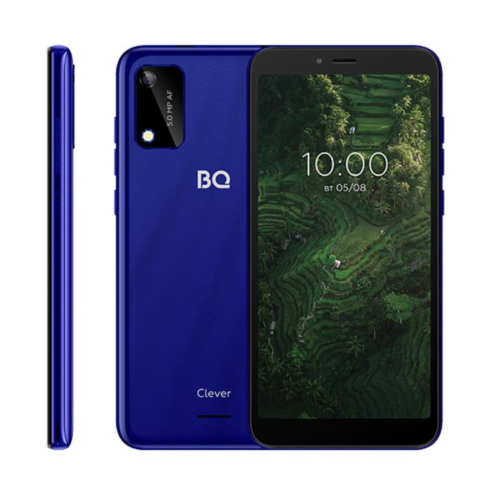 фото Смартфон bq s-5745l clever, 5.7", ips, 1гб, 32гб, 5мп, 2700мач, синий