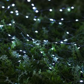 

НИТЬ, уличная на солнечной батарее "Роса" 20 м, LED-200, 2 режима, БЕЛЫЙ