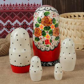 

Матрёшка5 -ти кукольная "Алёна" узоры, 17-18 см