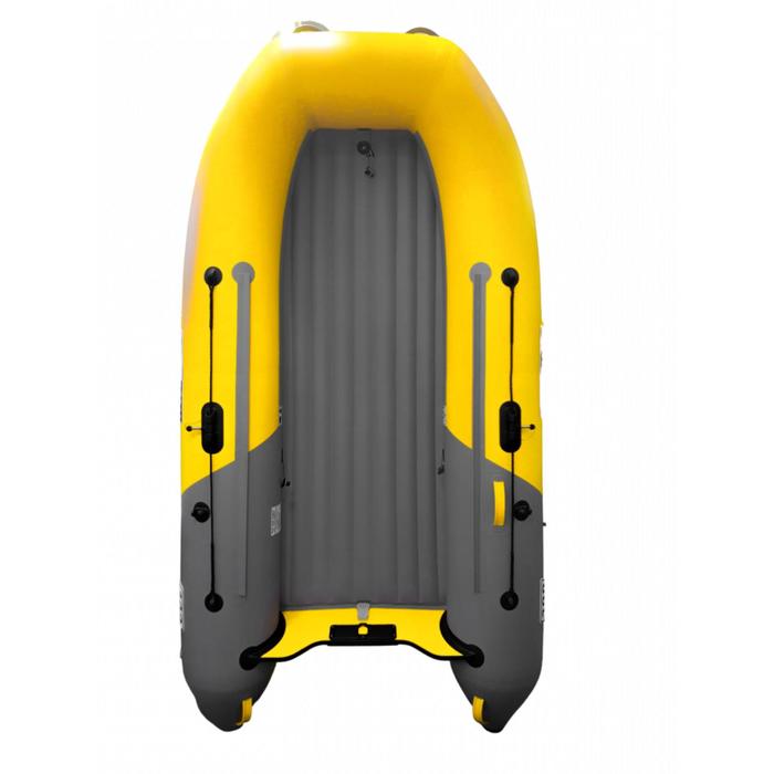 фото Надувная лодка boatsman 300as нднд sport, цвет графитовый/жёлтый