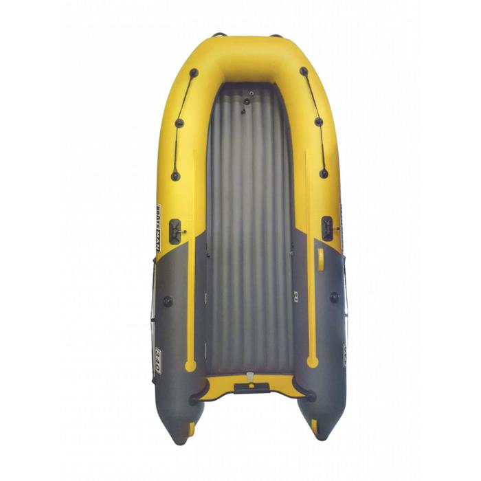 фото Надувная лодка boatsman 320as нднд sport, цвет графитовый/жёлтый
