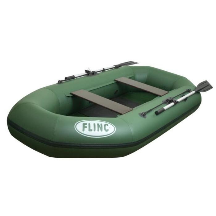 фото Надувная лодка flinc f260, цвет оливковый