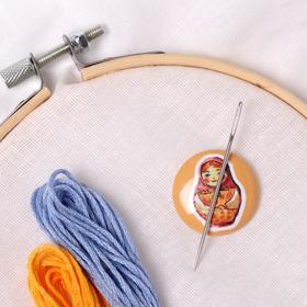 

Игольница магнитная «Матрёшка», d = 2,5 см, цвет разноцветный