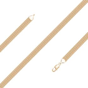 

Браслет "Минимал" широкий, позолота, 21 размер