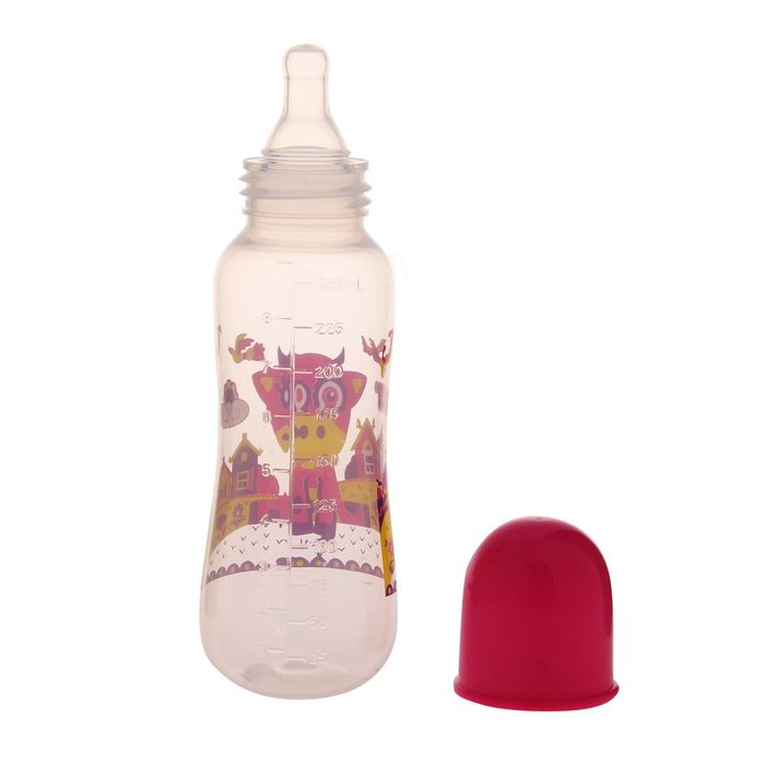 Бутылочка для кормления «Русские мотивы», 250 мл, от 0 мес., цвета МИКС