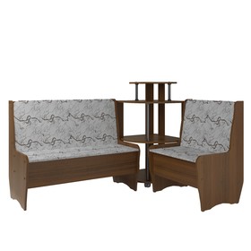 

Кухонный уголок Трапэзи ТЕССЕРА без стола 1582х1182х990 629/1-бежевая /Орех Экко