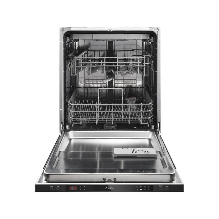 Посудомоечная машина Lex PM 6073, встраиваемая, класс А++, 15 комплектов, 5 программ