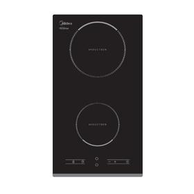 

Варочная поверхность Midea MIH32140F, электрическая, 3500 Вт, 2 конфорки, сенсор, чёрная