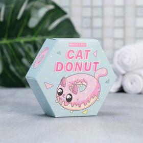 Фигурное мыло пончик Cat donut, шоколад 73г от Сима-ленд