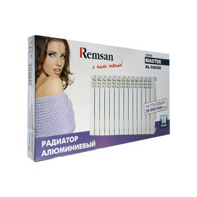 

Радиатор алюминиевый REMSAN Master, 500х80 мм, 14 секций