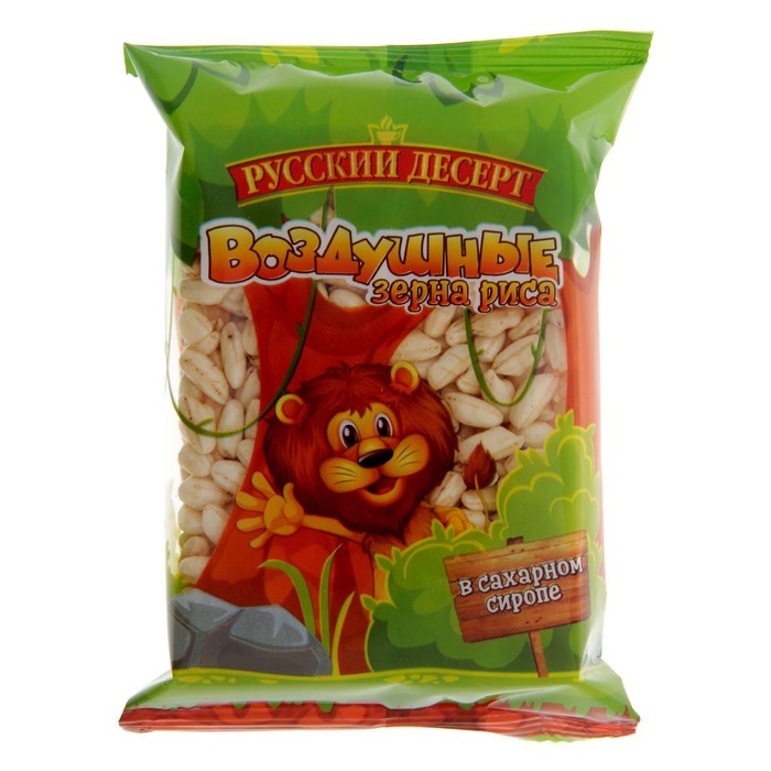 

Воздушные зерна риса РУССКИЙ ДЕСЕРТ 30г/в сахарном сиропе