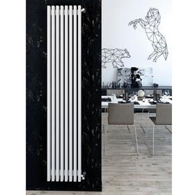 

Радиатор стальной Loten Grey V, 180x1750мм, 4 секции, вертикальный, нижн. подключение, серый