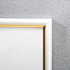 

Фоторамка пластик Gallery 30х40 см, 636461 белый с золотом