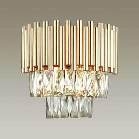

Бра PALLADA, 2x40Вт E14, цвет золото, IP20