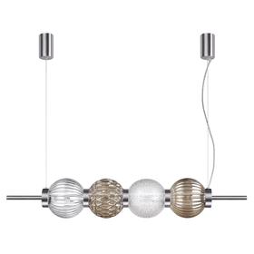 

Светильник FRANCESCA, 4x40Вт E14, цвет никель, IP20