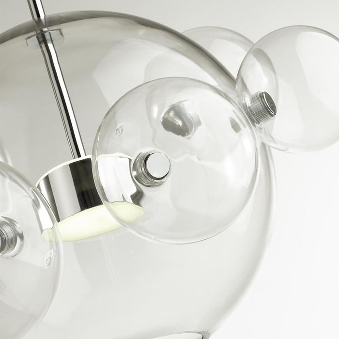 

Люстра BUBBLES, 12Вт LED 4000K, 700лм, цвет хром, IP20