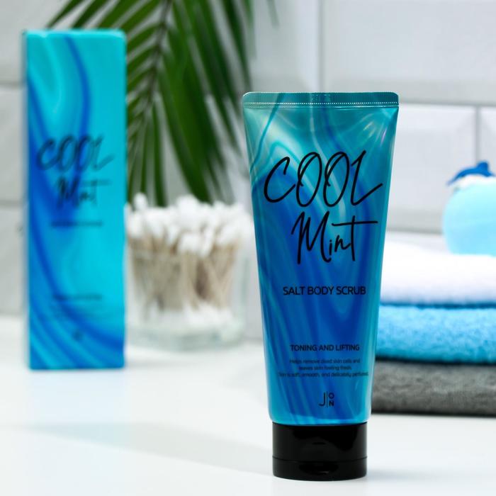 Скраб для тела ПОДТЯГИВАЮЩИЙ Cool Mint Salt Body Scrub, 250 гр