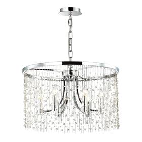 

Люстра RAINI, 6x40Вт E14, цвет хром, IP20