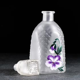 

Графин арка GiDGLASS «Анютки», 500 мл, цвет жемчуг