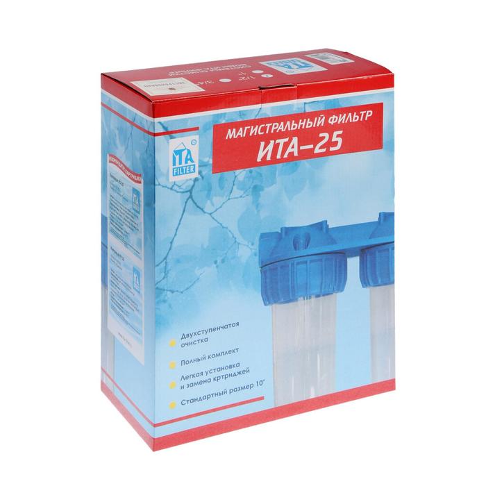 Корпус для фильтра ITA Filter F20125-1/2, для холодной воды, 15 л/мин, до 35° С, 1/2"