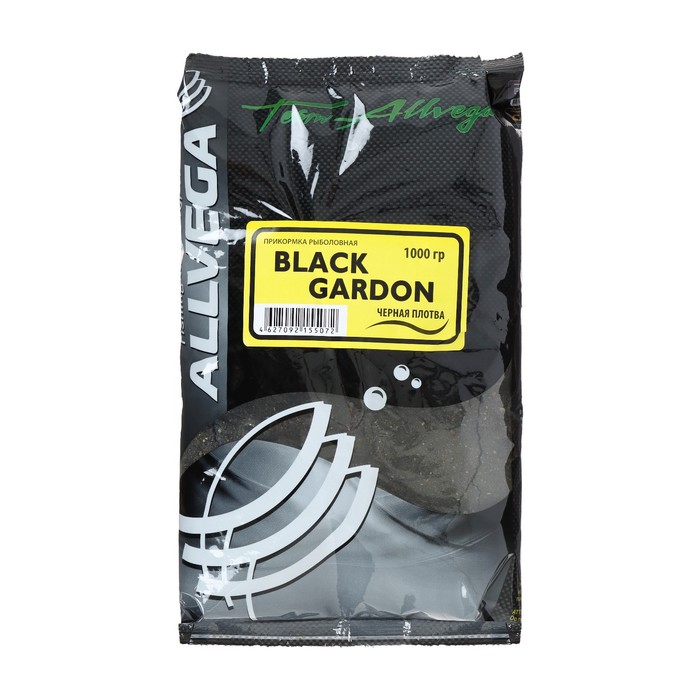 фото Прикормка allvega team allvega black gardon, чёрная плотва, 1 кг