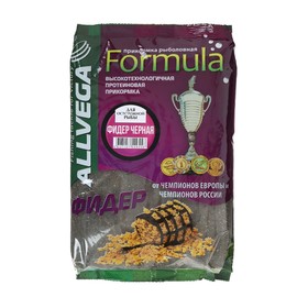 Прикормка Allvega Formula Feeder Black, фидер, цвет чёрный, 900 г