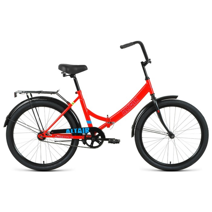 фото Велосипед 24" altair city цвет красный/голубой, размер 16"