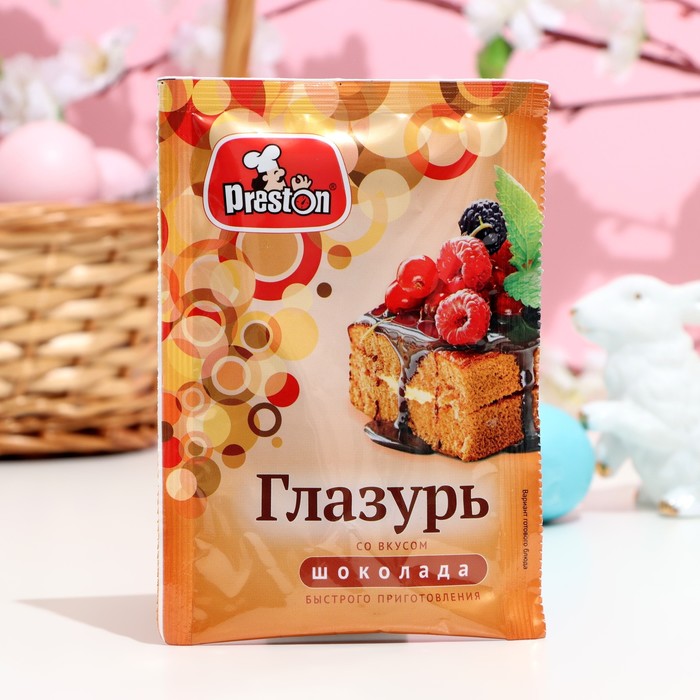 фото Глазурь preston вкус шоколада, 50 г