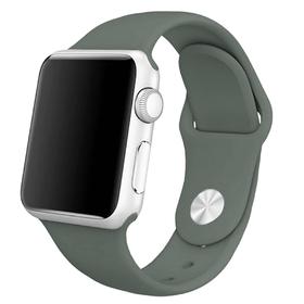 

Ремешок Krutoff Silicone, для Apple Watch, 38/40 мм, темно-оливковый