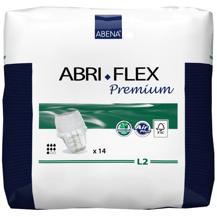 фото Подгузники-трусики для взрослых abri-flex l2 premium, 14 шт abena