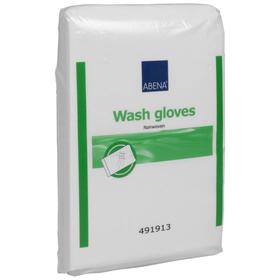 

Рукавицы для мытья Abena Wash gloves Nonwoven 16x23 см, 50 шт