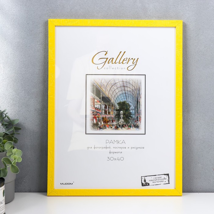 

Фоторамка пластик Gallery 30х40 см, 641199 МИКС