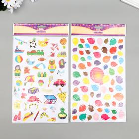

Наклейки Fancy Creative "Мир подарков" 19х30 см МИКС