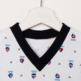 

Футболка для мальчика, цвет белый, рост 110-116 см