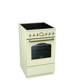 

Плита Gorenje EC52CLI, электрическая, 4 конфорки, 70 л, бежевая