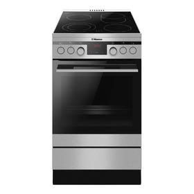 

Плита Hansa FCCX58225, электрическая, 4 конфорки, 65 л, серебристая