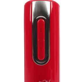 

Блендер Centek CT-1339, погружной, 800 Вт, стакан 0.8 л, 2 скорости, режим турбо, красный 264