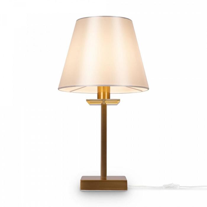 Настольная лампа Forte, 1x40Вт E14, цвет золото