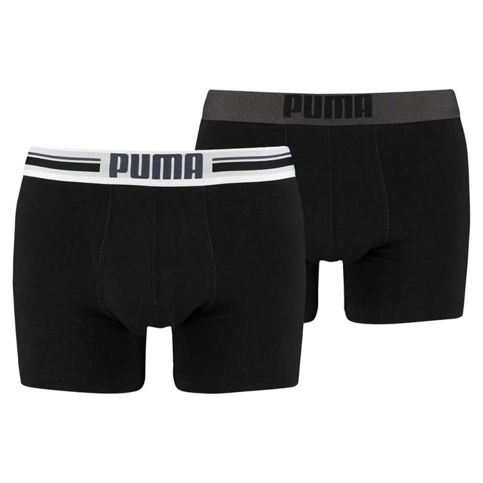 фото Трусы 2 шт puma placed logo boxer 2p, размер 52-54 (90651903)