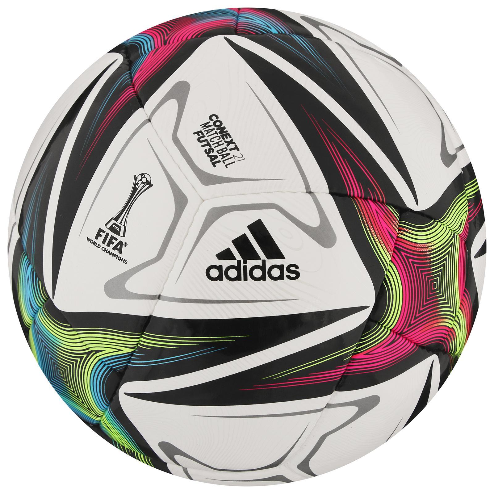 Мяч футзальный ADIDAS Conext 21 Pro Sala, размер 4, FIFA Pro, 18 панелей,  ПУ,ручная сшивка, цвет белый/чёрный (6883889) - Купить по цене от 3 699.00  руб. | Интернет магазин SIMA-LAND.RU