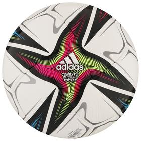 

Мяч футзальный ADIDAS Conext 21 Pro Sala, размер 4, FIFA Pro, 18 панелей, ПУ,ручная сшивка, цвет белый/чёрный