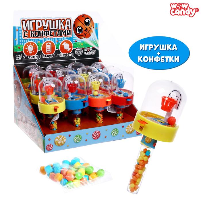 Игрушка с конфетками «Баскетбол», Микс