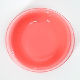 

Миска пластиковая "Бисквит", 250 мл, коралловая