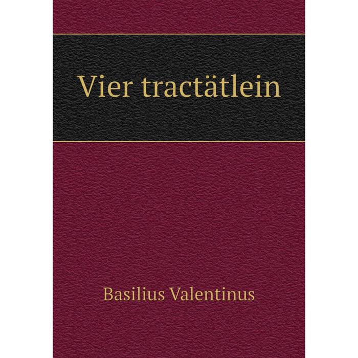 фото Книга vier tractätlein nobel press